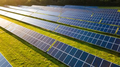 Commercial Solar Installation detail