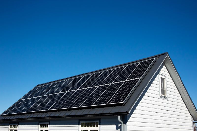 Residential Solar Installation detail
