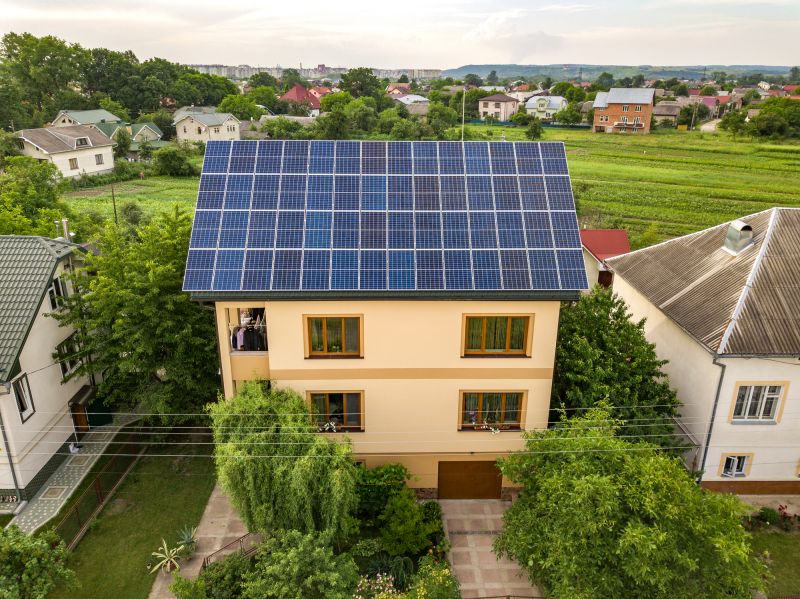 Residential Solar Installation detail