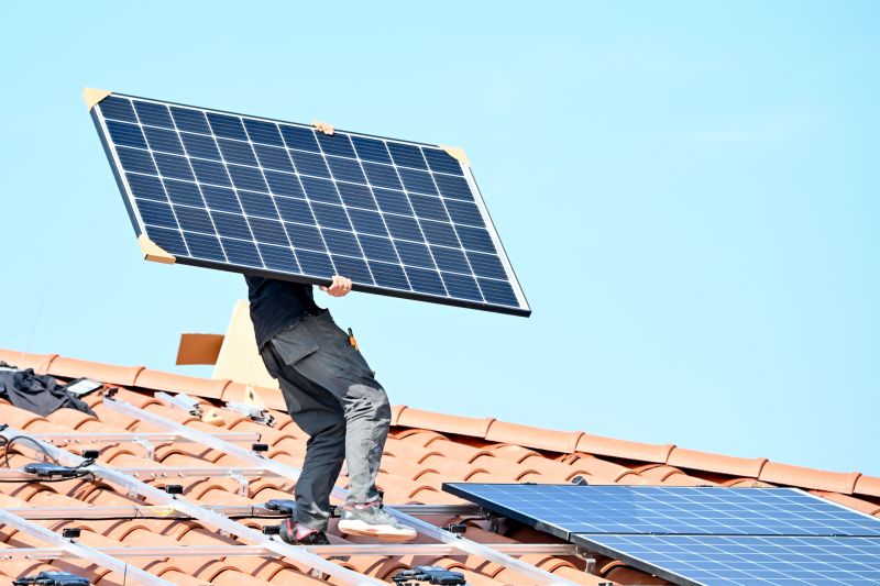 Roof Solar Installation detail