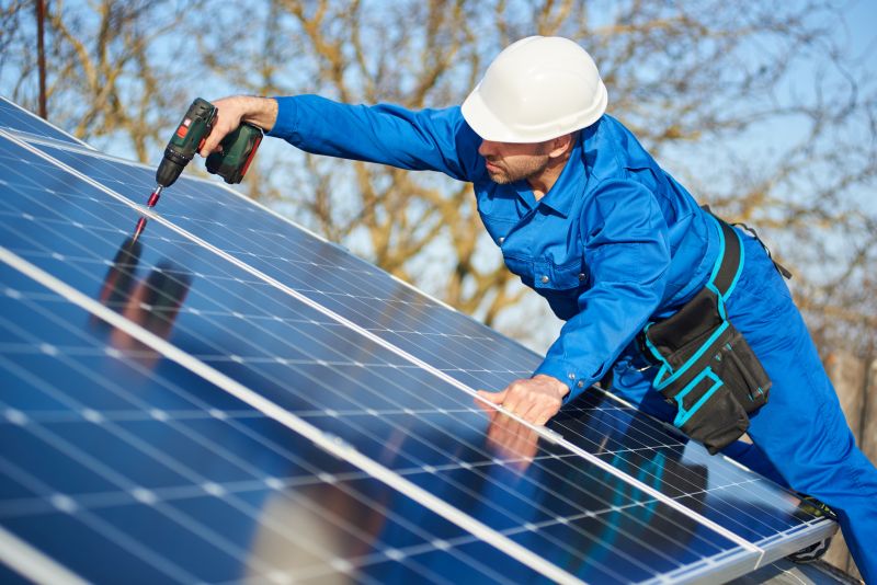 Roof Solar Panel Repair detail