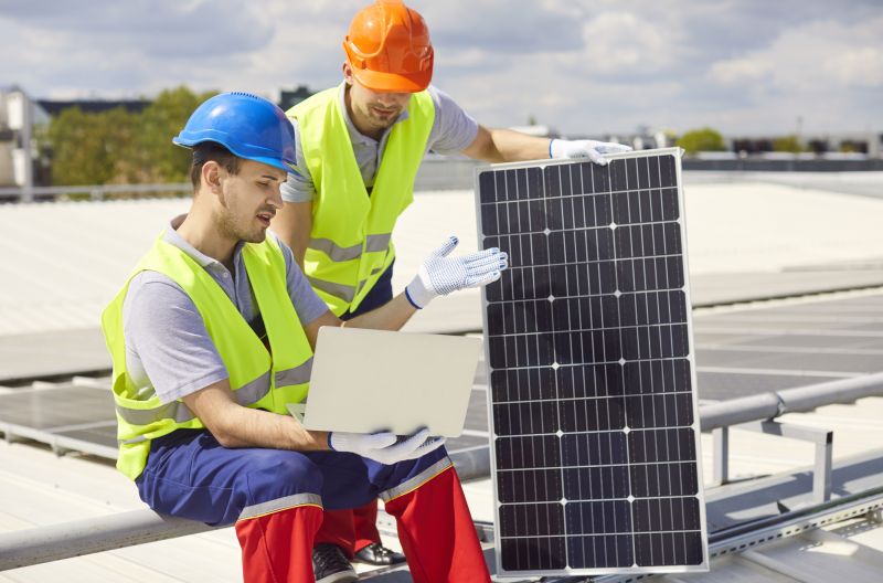 Roof Solar Panel Repair detail