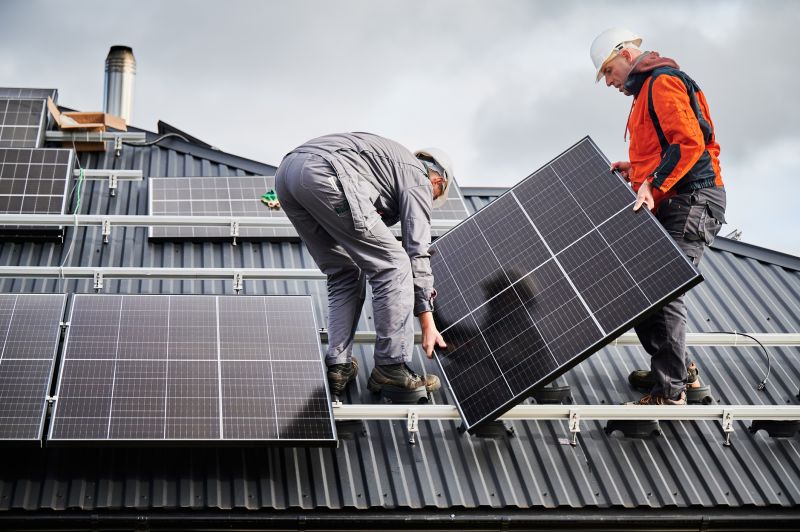 Roof Solar Panel Repair detail
