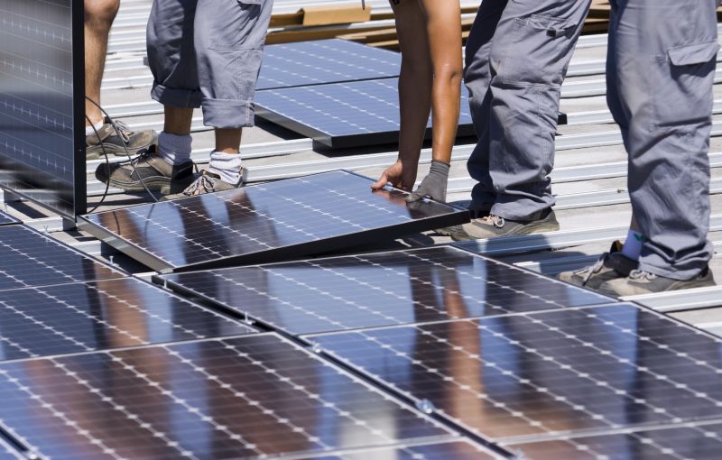Solar Panels Installation detail