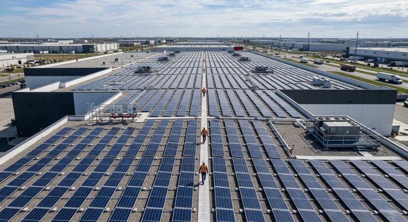 Commercial Solar Installation project example